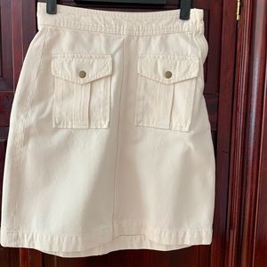 Jcrew denim skirt